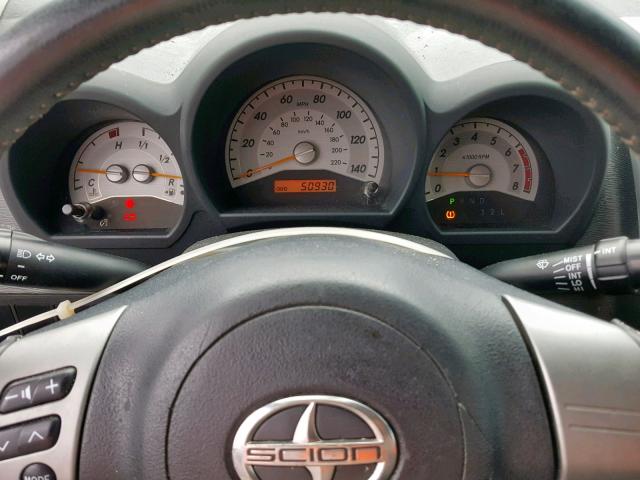 JTKDE167X80274307 - 2008 TOYOTA SCION TC გრაფიტი ფოტო 8