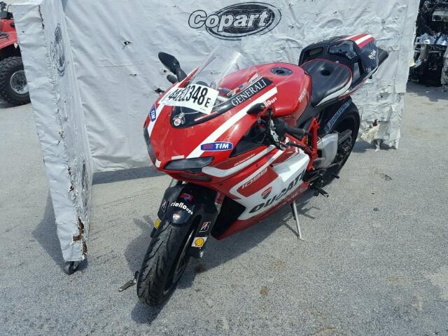 ZDM1XBEW07B001662 - 2007 DUCATI 1098 BASE RED photo 2