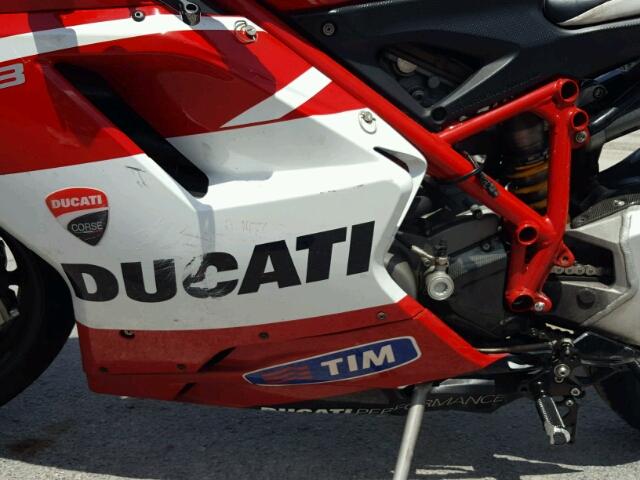 ZDM1XBEW07B001662 - 2007 DUCATI 1098 BASE RED photo 7