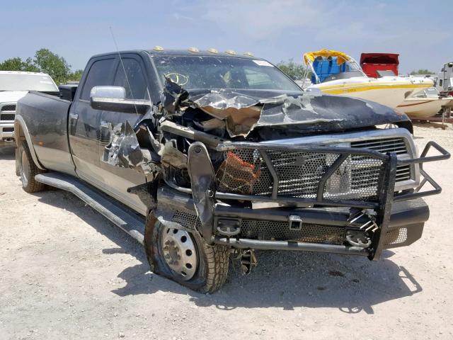 3D73Y4CL3BG582201 - 2011 DODGE RAM 3500 BLACK photo 1