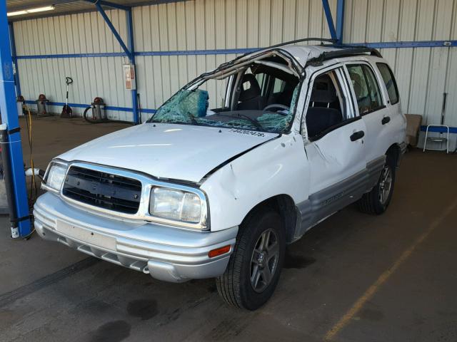 2CNBJ634926941315 - 2002 CHEVROLET TRACKER LT WHITE photo 2