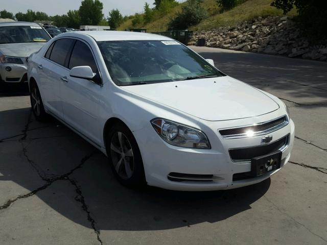 1G1ZC5EU3CF168667 - 2012 CHEVROLET MALIBU 1LT WHITE photo 1