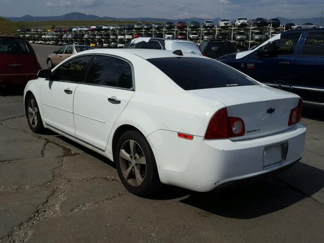 1G1ZC5EU3CF168667 - 2012 CHEVROLET MALIBU 1LT WHITE photo 3
