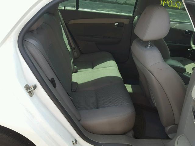 1G1ZC5EU3CF168667 - 2012 CHEVROLET MALIBU 1LT WHITE photo 6