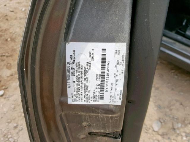 3FAFP31333R104461 - 2003 FORD FOCUS ZX3 GRAY photo 10