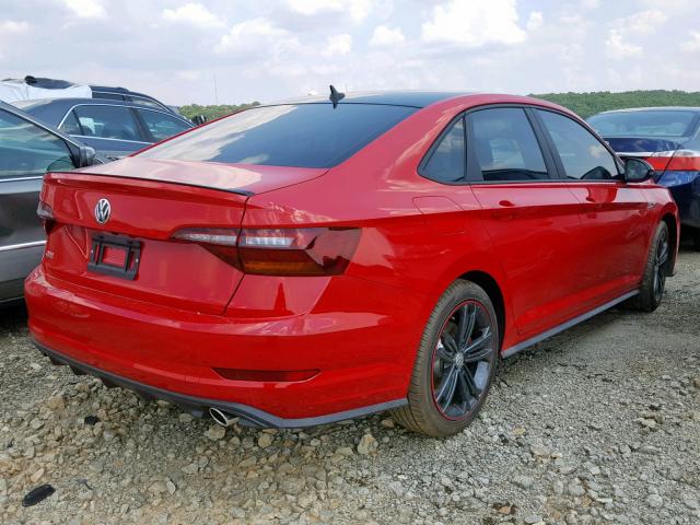 3VW5T7BU9KM166584 - 2019 VOLKSWAGEN JETTA GLI RED photo 4