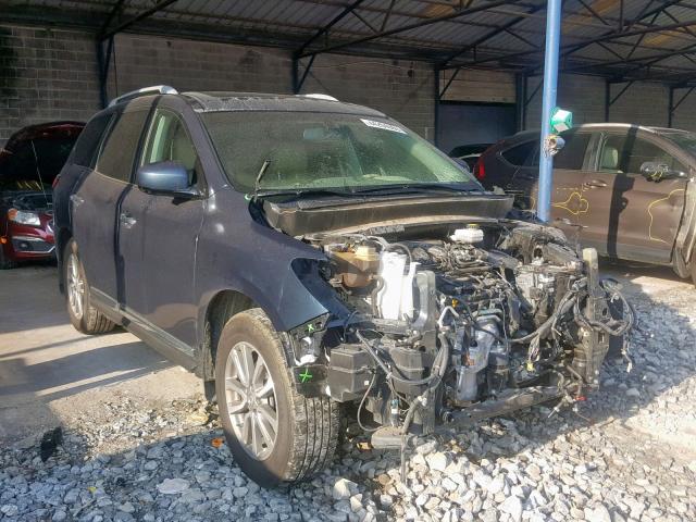 5N1AR2MN6FC706937 - 2015 NISSAN PATHFINDER BLUE photo 1