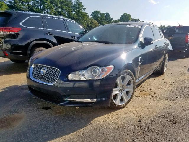 SAJWA05B59HR05450 - 2009 JAGUAR XF LUXURY BLUE photo 2