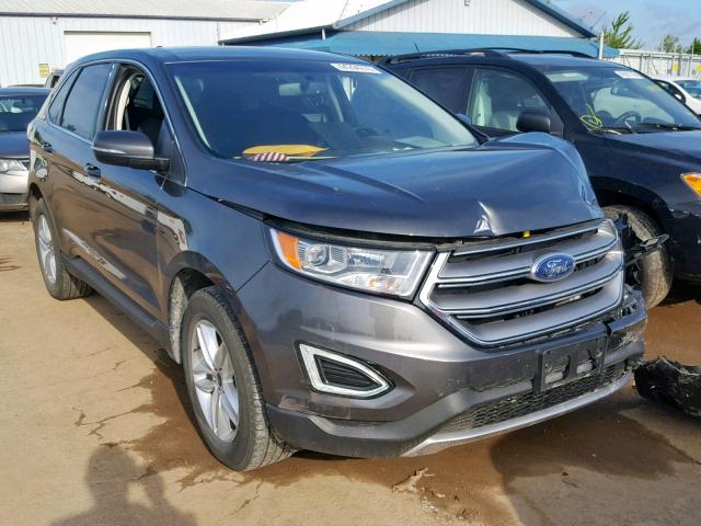 2FMPK4J91HBB34938 - 2017 FORD EDGE SEL BLACK photo 1