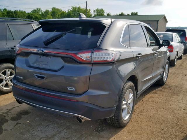 2FMPK4J91HBB34938 - 2017 FORD EDGE SEL BLACK photo 4