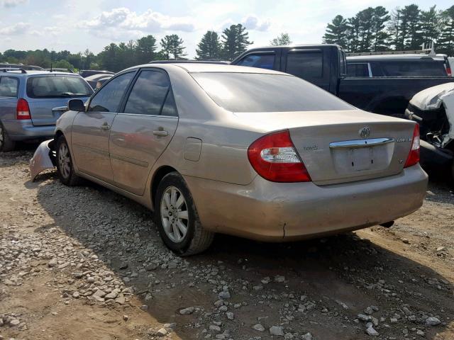 4T1BF30K24U063931 - 2004 TOYOTA CAMRY LE GOLD photo 3