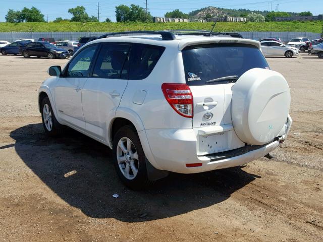 2T3DK4DV7CW088392 - 2012 TOYOTA RAV4 LIMIT WHITE photo 3