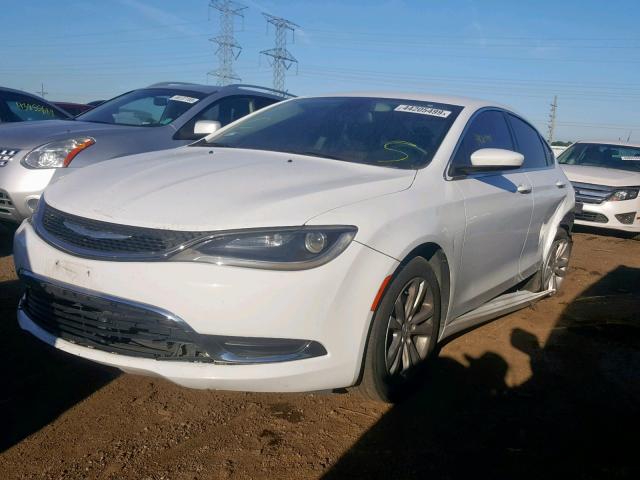 1C3CCCAB6FN670500 - 2015 CHRYSLER 200 LIMITE WHITE photo 2