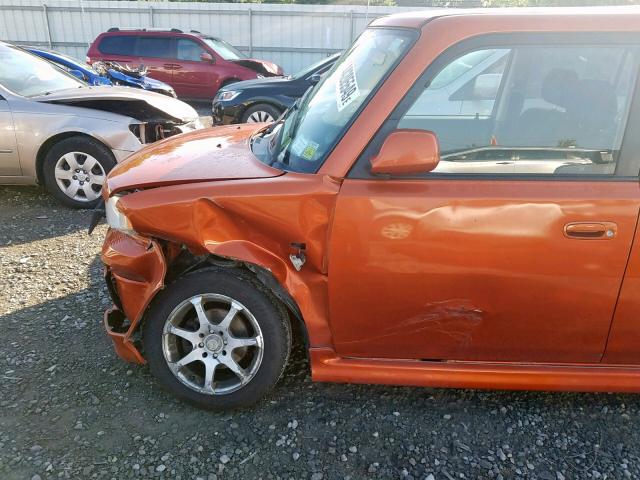 JTLKT324640160511 - 2004 TOYOTA SCION XB 橙色 照片 9