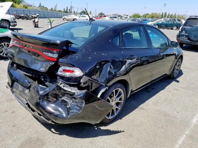 1C3CDFBB4ED901881 - 2014 DODGE DART SXT BLACK photo 4