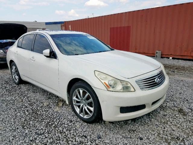 JNKCV61F29M357656 - 2009 INFINITI G37 WHITE photo 1