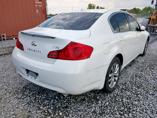 JNKCV61F29M357656 - 2009 INFINITI G37 WHITE photo 4