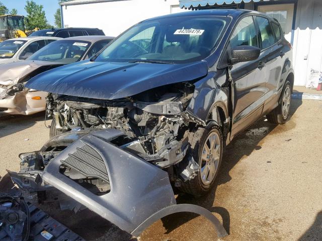 1FMCU0F7XGUB44837 - 2016 FORD ESCAPE S GRAY photo 2