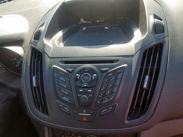 1FMCU0F7XGUB44837 - 2016 FORD ESCAPE S GRAY photo 9