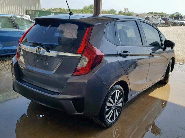 3HGGK5H8XFM743370 - 2015 HONDA FIT EX GRAY photo 4