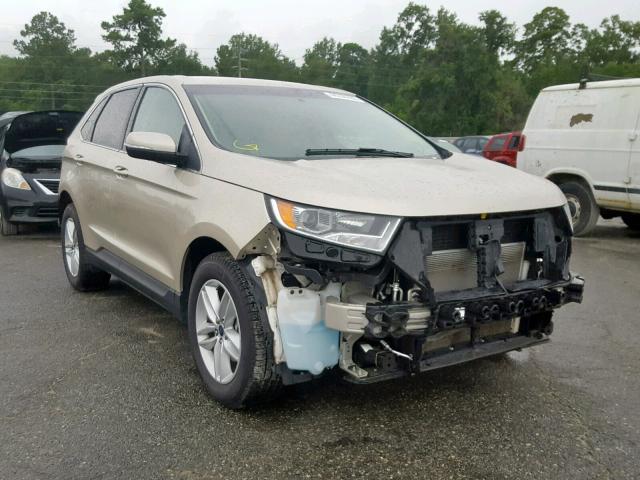 2FMPK3J88JBB27895 - 2018 FORD EDGE SEL GOLD photo 1