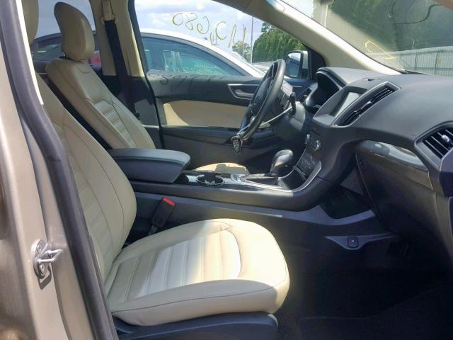 2FMPK3J88JBB27895 - 2018 FORD EDGE SEL GOLD photo 5