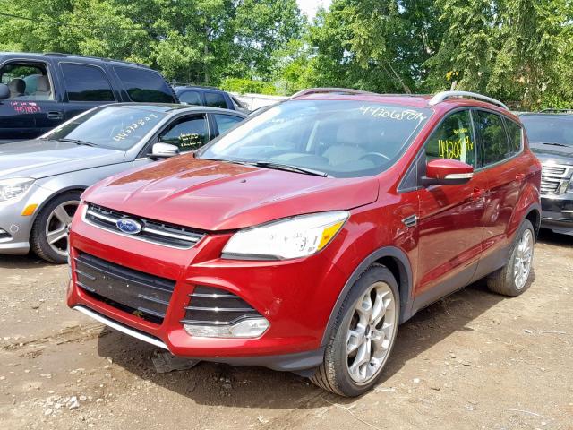 1FMCU9JX1EUB36246 - 2014 FORD ESCAPE TIT RED photo 2