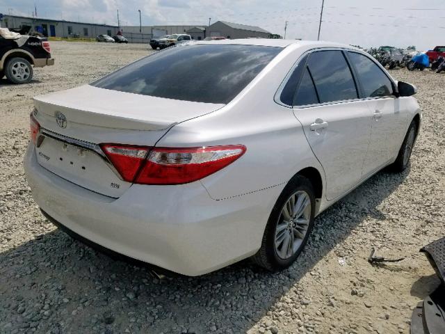 4T1BF1FK8FU067593 - 2015 TOYOTA CAMRY LE WHITE photo 4