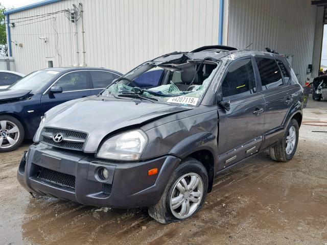 KM8JN12D47U482479 - 2007 HYUNDAI TUCSON SE CHARCOAL photo 2