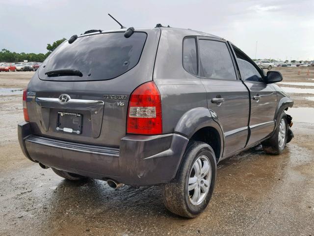 KM8JN12D47U482479 - 2007 HYUNDAI TUCSON SE CHARCOAL photo 4