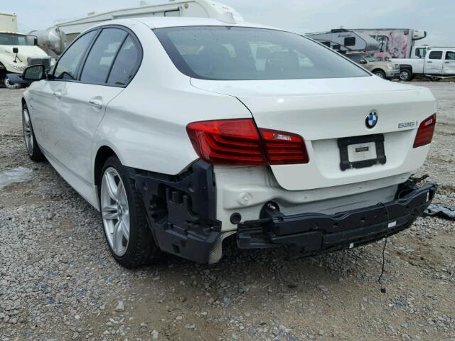 WBA5B1C58ED475955 - 2014 BMW 535 I WHITE photo 3