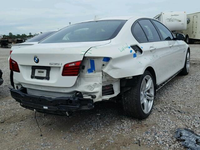 WBA5B1C58ED475955 - 2014 BMW 535 I WHITE photo 4