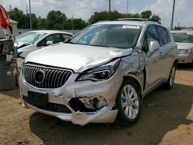 LRBFXFSX9HD065466 - 2017 BUICK ENVISION P SILVER photo 2