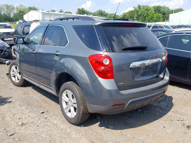 2GNFLEEK4D6103144 - 2013 CHEVROLET EQUINOX LT GRAY photo 3