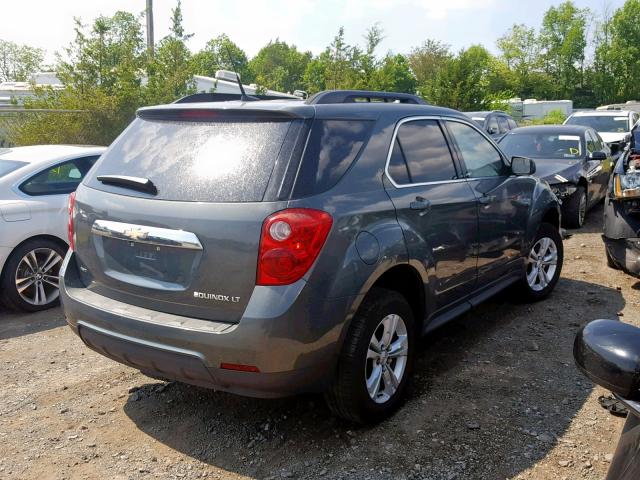 2GNFLEEK4D6103144 - 2013 CHEVROLET EQUINOX LT GRAY photo 4