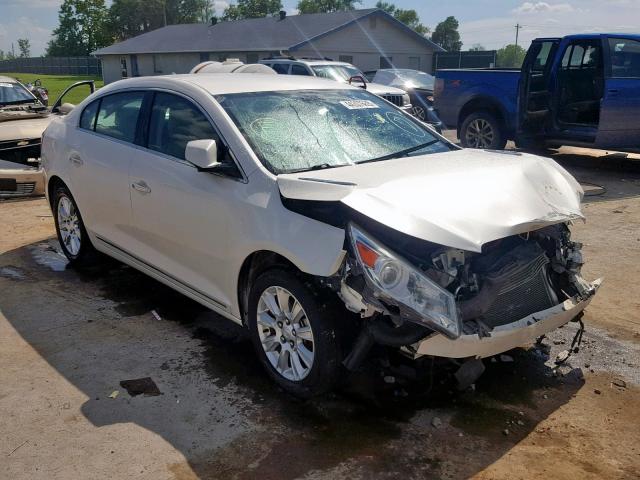 1G4GD5GR2CF314587 - 2012 BUICK LACROSSE P WHITE photo 1