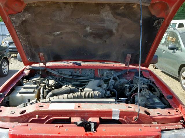 1FTYR11U53TA43834 - 2003 FORD RANGER RED photo 7