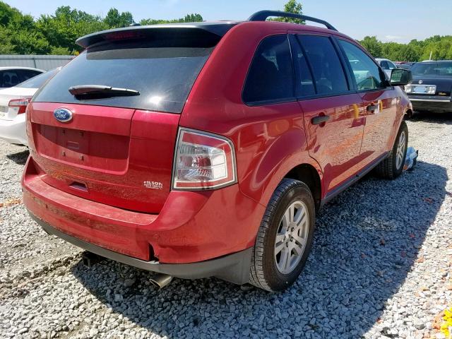 2FMDK3GC1ABB68707 - 2010 FORD EDGE SE RED photo 4