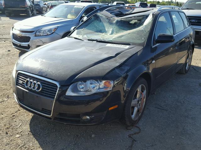 WAUKF78E25A523454 - 2005 AUDI A4 2.0T AV BLACK photo 2