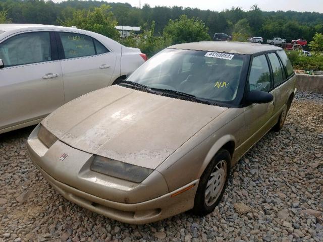 1G8ZK827XSZ360055 - 1995 SATURN SW2 GOLD photo 2