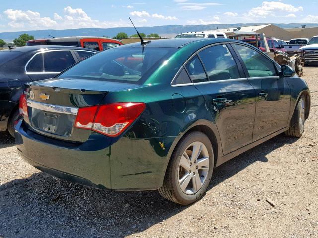 1G1P75SZ0E7233290 - 2014 CHEVROLET CRUZE GREEN photo 4