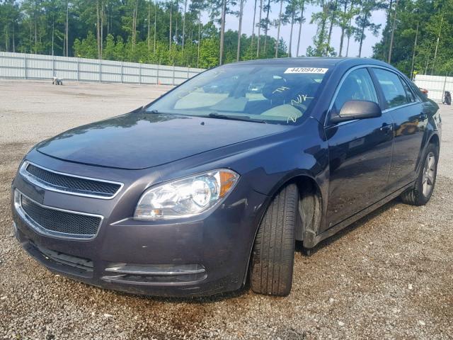 1G1ZA5E08A4124675 - 2010 CHEVROLET MALIBU LS GRAY photo 2