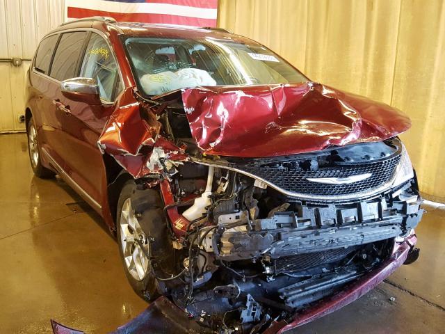 2C4RC1GG7HR670007 - 2017 CHRYSLER PACIFICA L RED photo 1