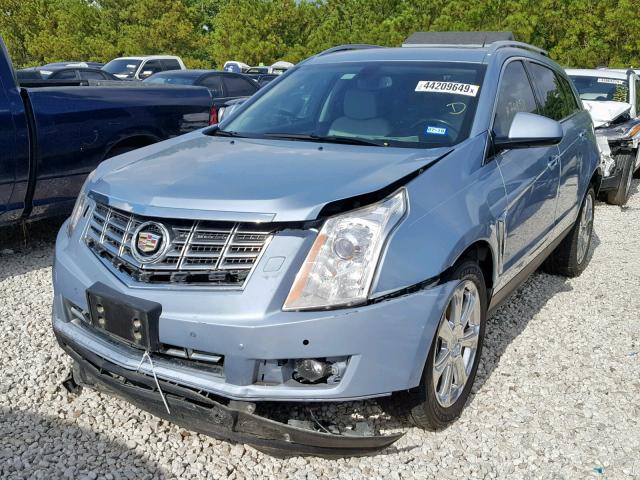 3GYFNHE37DS599193 - 2013 CADILLAC SRX PERFOR TURQUOISE photo 2