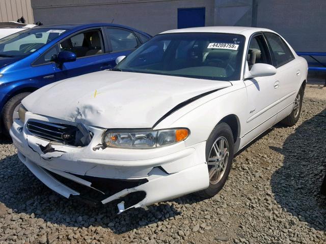 2G4WB52K8Y1250811 - 2000 BUICK REGAL LS WHITE photo 2