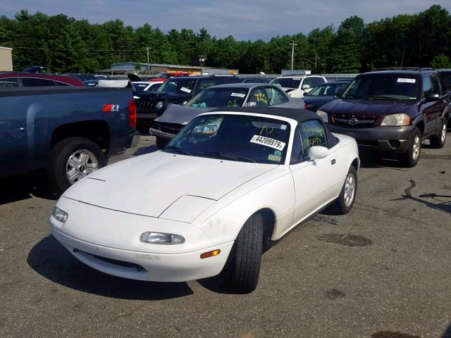 JM1NA3510L0133772 - 1990 MAZDA MX-5 MIATA WHITE photo 2