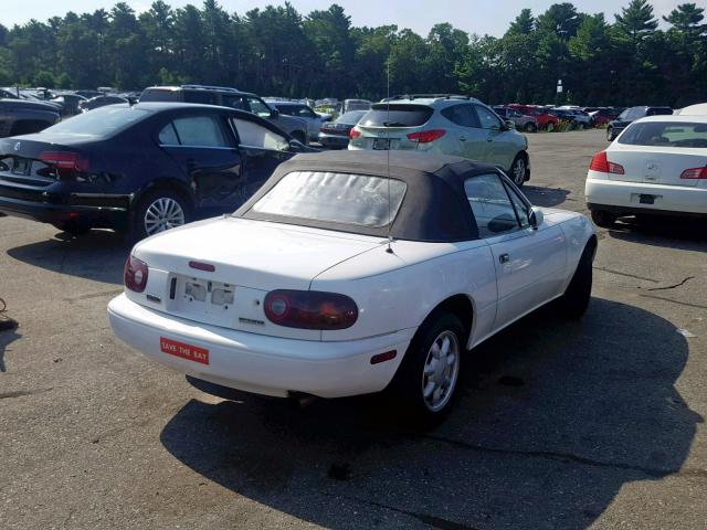 JM1NA3510L0133772 - 1990 MAZDA MX-5 MIATA WHITE photo 4