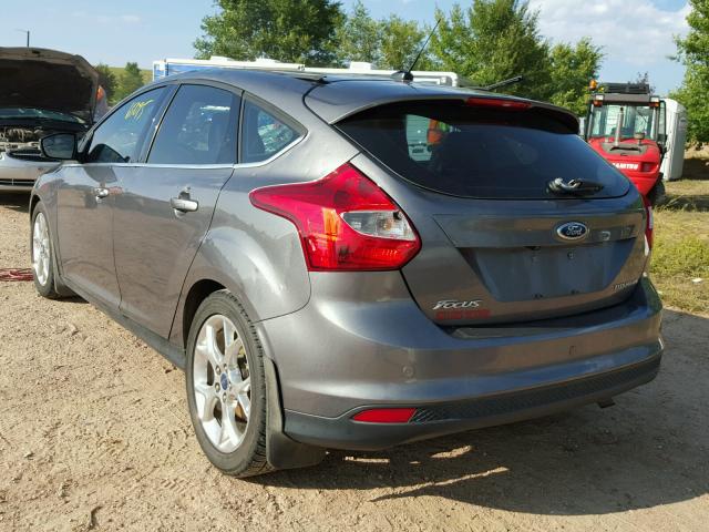 1FADP3N24DL260338 - 2013 FORD FOCUS TITA GRAY photo 3