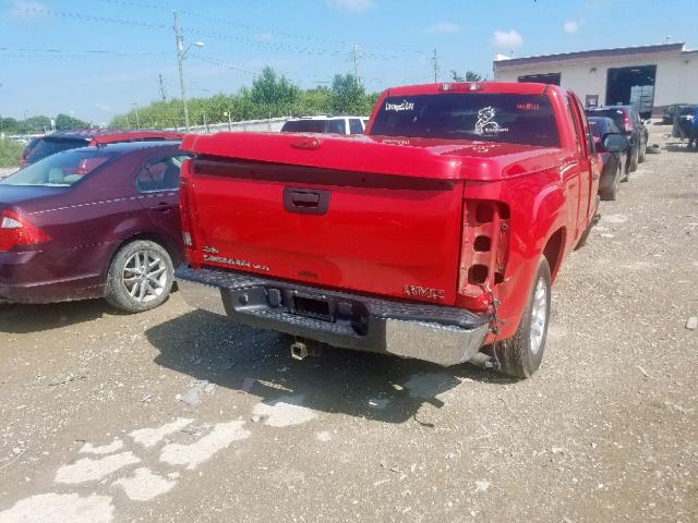 1GTEC19028Z311913 - 2008 GMC SIERRA C15 RED photo 4