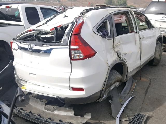 5J6RM3H7XFL014729 - 2015 HONDA CR-V EXL WHITE photo 4